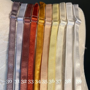 Adjustable Sewing Bra Straps, Lingerie, Swimwear Straps, 46 Colors image 5