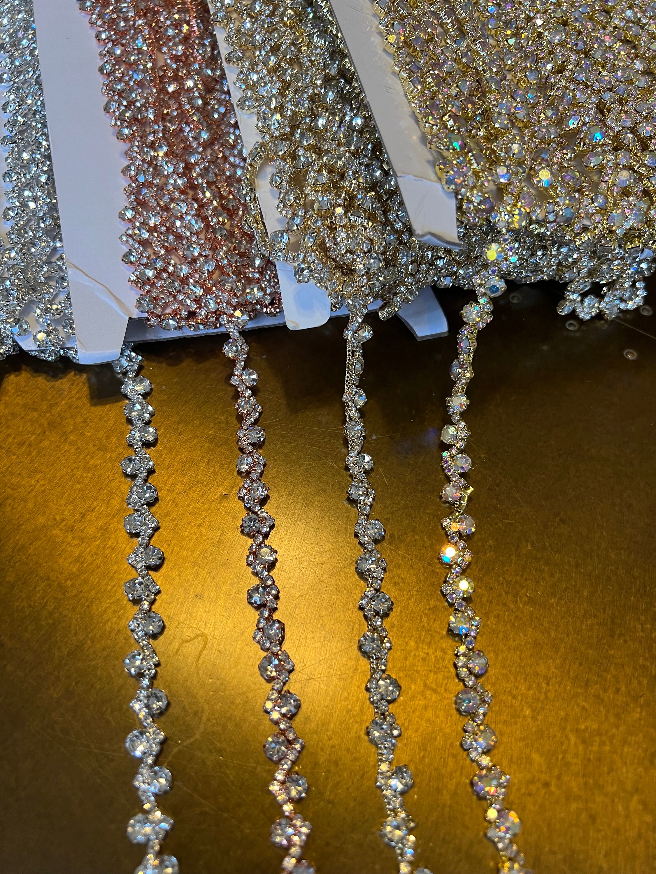 Nero Del Nastro Del Raso Cintura Di Strass Da Spos... - Vicedeal - Foto 5