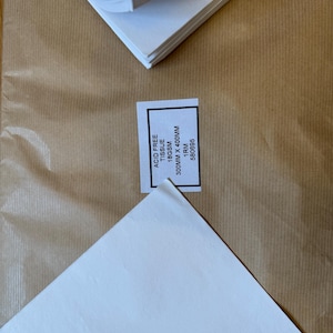 960 fogli. 1 risma di carta velina grande, senza acidi, alta qualità 18GSM, per incartare gioielli, regali, regali di Natale, 12" x 16", 300 mm x 400 mm
