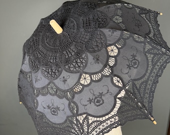Sombrilla, estilo vintage, algodón, 9 colores, boda, eventos, fiesta, elegante, estilo, protección solar