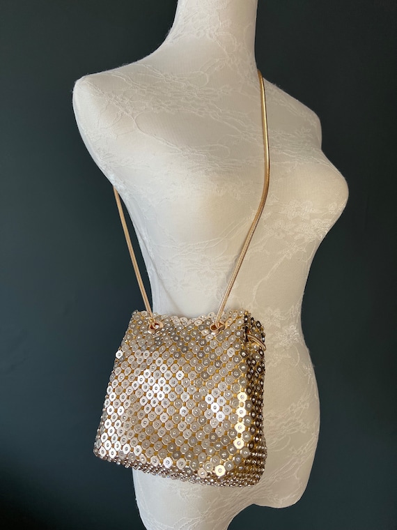 Gold chainmail bag deals