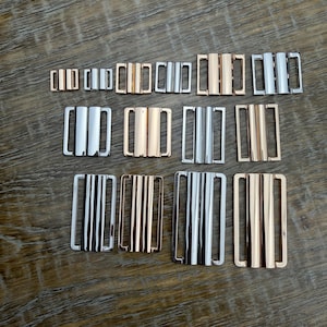Two Part Buckle, Metal Buckle, Swimwear, Too, Dress, Belt, Clasp, Gold, Silver, 7 Sizes