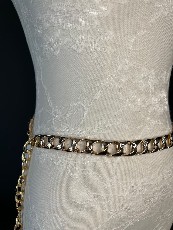 X-long Belt, Gold Belt, Chain Belt, Teen Sizes, 18”-60”, Gold