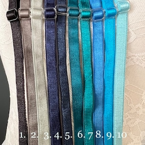 Adjustable Sewing Bra Straps, Lingerie, Swimwear Straps, 46 Colors image 2