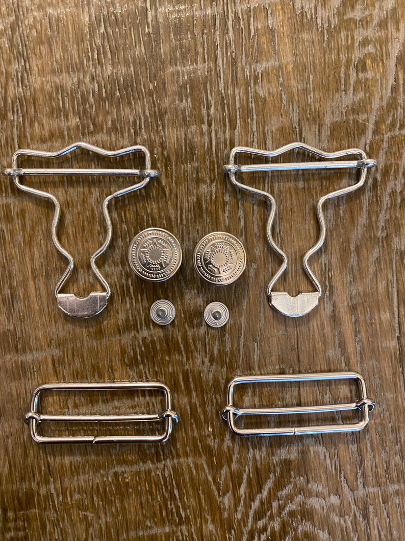 Dungaree Set Clip Overalls Buckle With Adjustable Slider and Etsy