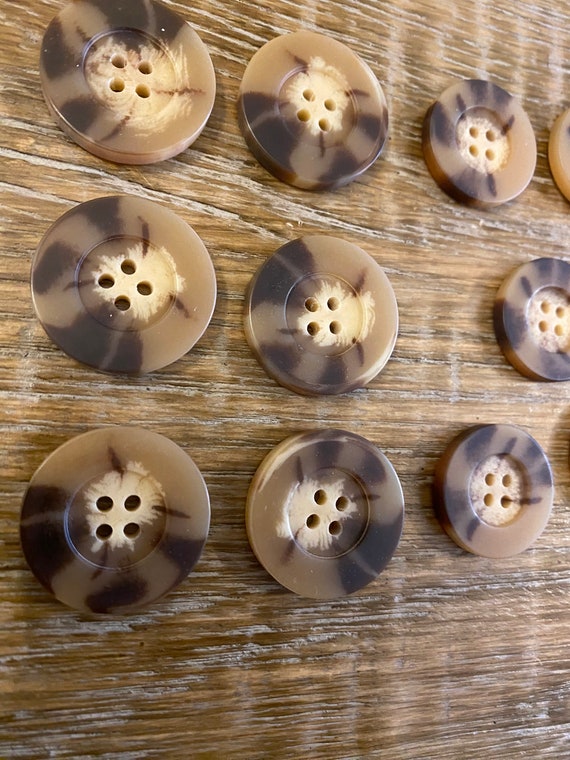 Horn Buttons, 7 Sizes, Coat Buttons, Blazer Buttons, Mock Horn, High  Quality 