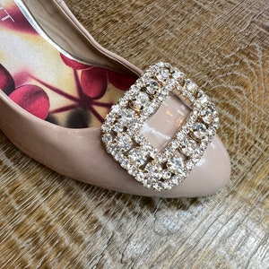 Pince à chaussures en strass, pince à sac, mariée, demoiselle d'honneur, fête Or