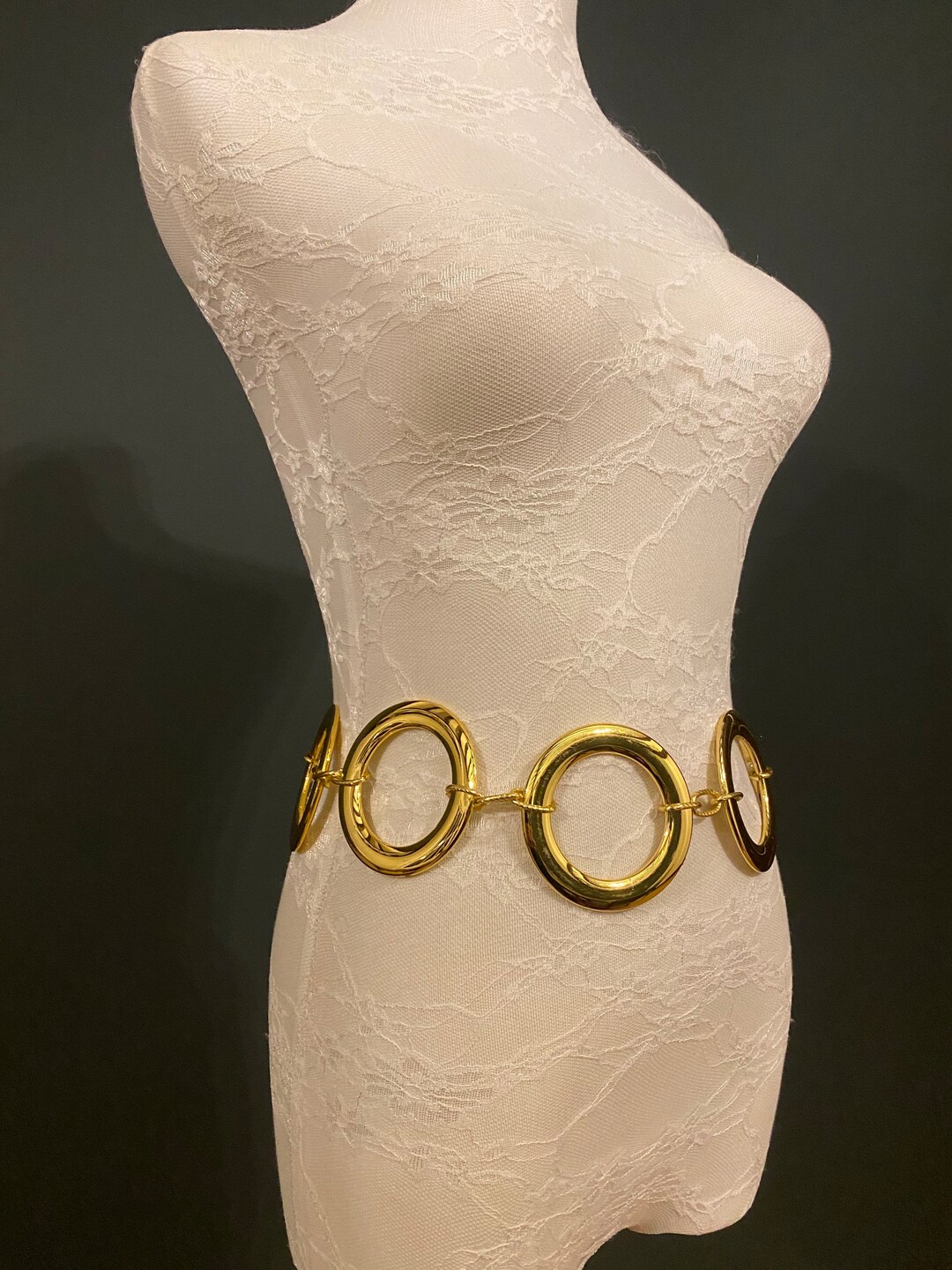 Xlong Belt, Ring Belt, Gold Rings Belt, Chain Belt, Fashion Belt
