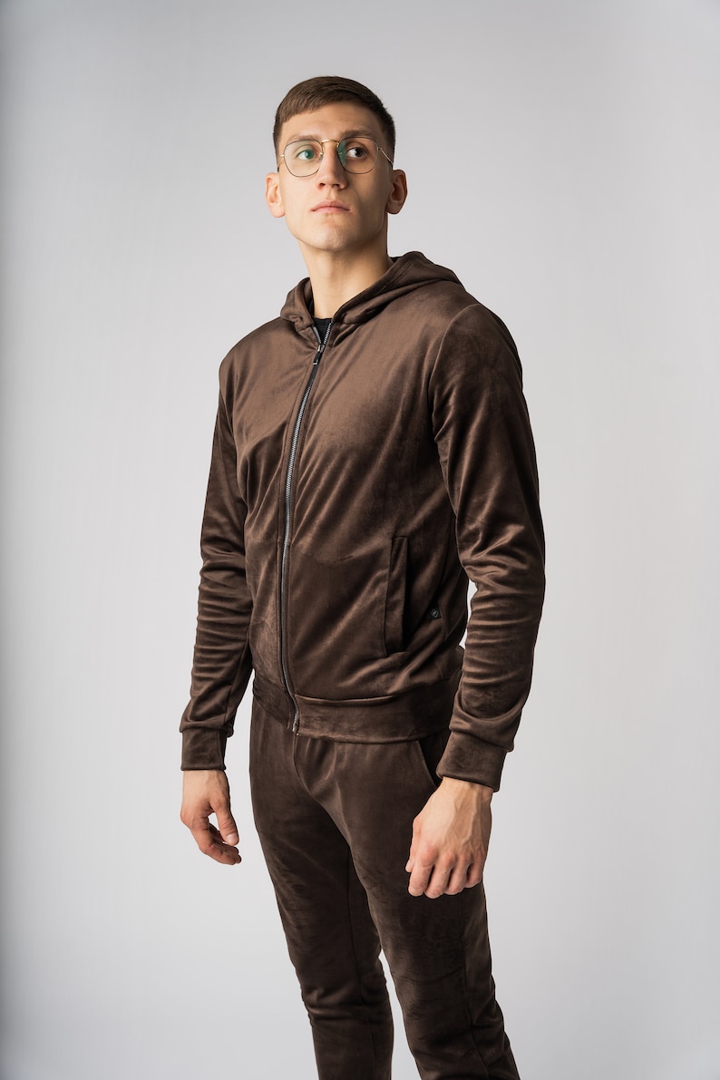 mens nike velour tracksuit