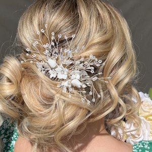 Bridal hair accessories, wedding hair clip, bridal hair comb, bridesmaid gift, Hair slide, hair pin, Hair clip, hair vine, bride hair piece