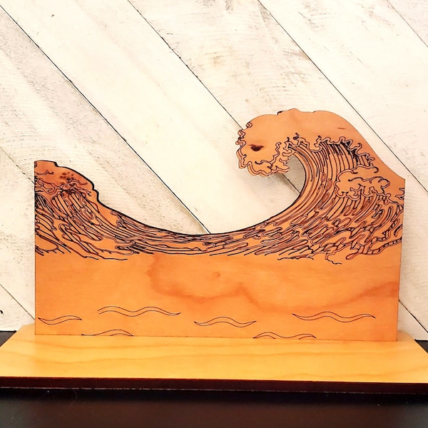 Wave Display Stand Etsy