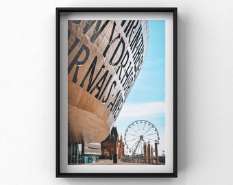 Bahía de Cardiff *DESCARGA DIGITAL* imprimible/póster/arte de pared/decoración del hogar