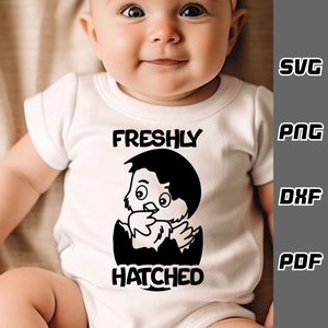SVG recién nacido - png - dxf - pdf - Archivo de corte Cricut - Pollo bebé svg - Descarga digital - Archivos SVG - Recién nacido svg - lindo pollo svg