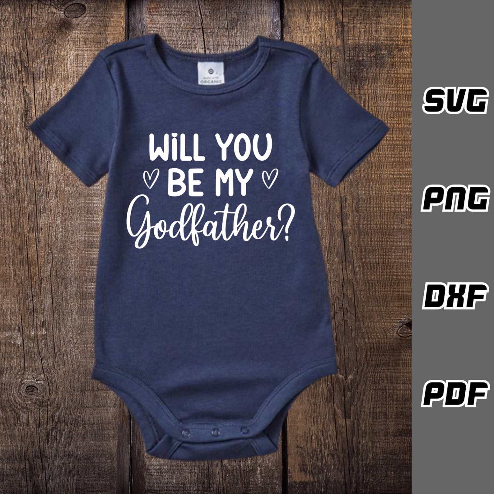 Will You Be My Godfather SVG Png Dxf Pdf Cricut Cut - Etsy