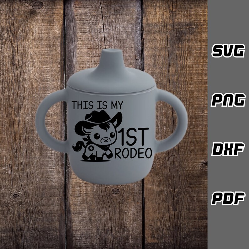 This is My First Rodeo SVG - Png - Dxf - Pdf - Cricut Cut File - Baby ...