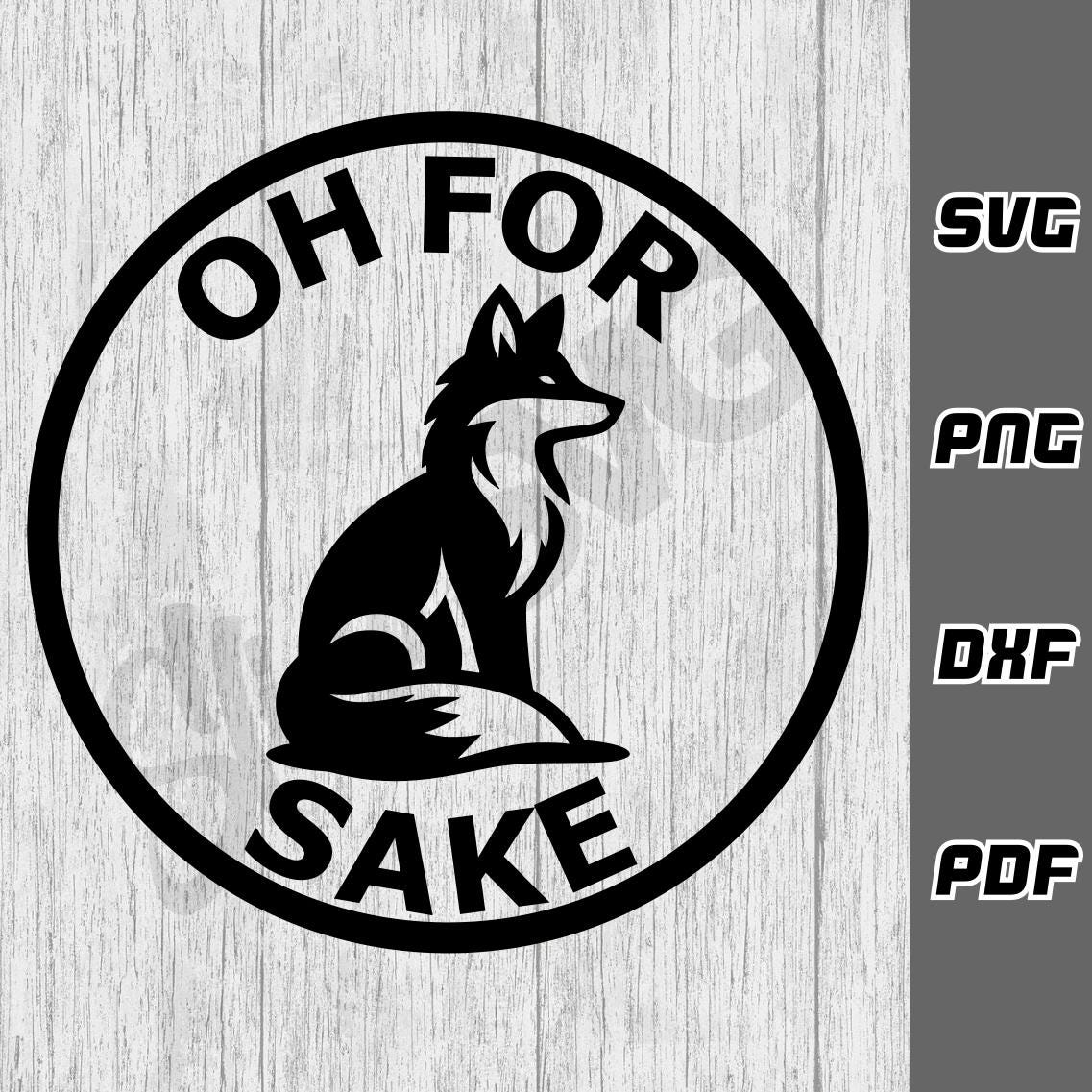 Oh Per Fox Sake Copertura Per Cuscino In Lino - Divertente