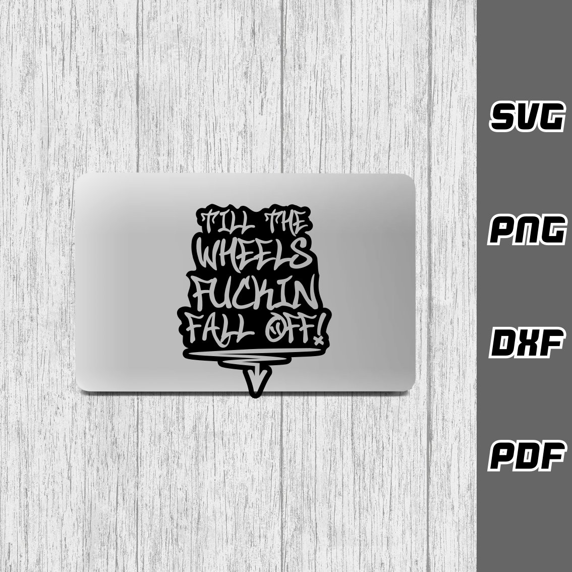 Till the Wheels Fall off SVG Motocross Svg Png Pdf Etsy