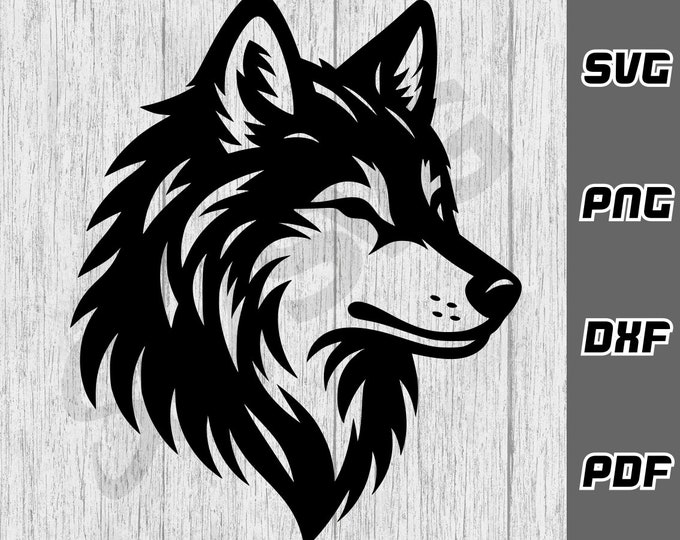 Wolf Head SVG | Timberwolf SVG | Canine SVG | Hunting Svg | Cricut ...