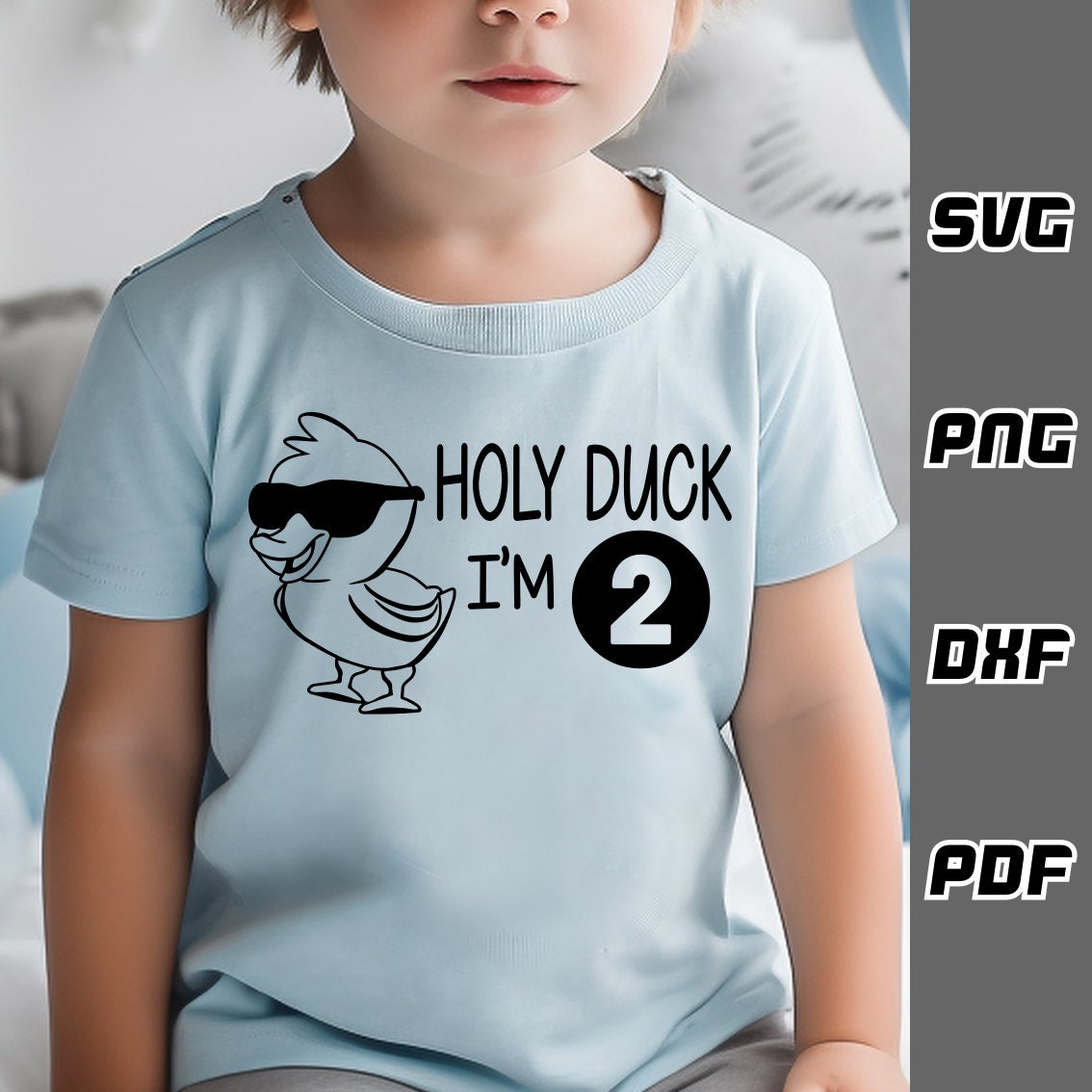 Heilige Ente ich bin zwei SVG - png - dxf - pdf - Cricut Schnitt Datei ...