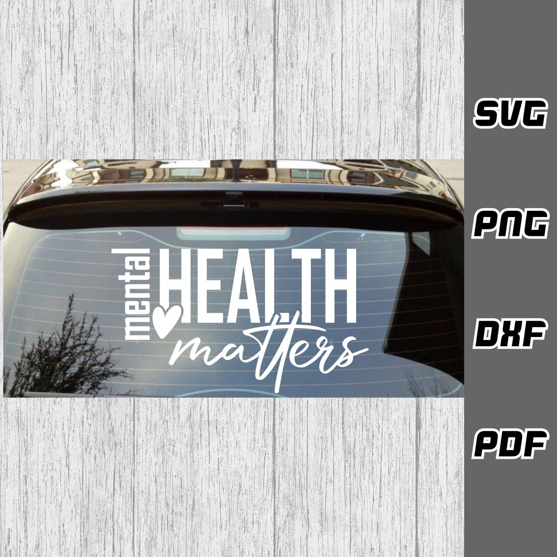 Mental Health Matters SVG - Png - Dxf - Pdf - Cricut Cut File - SVG ...