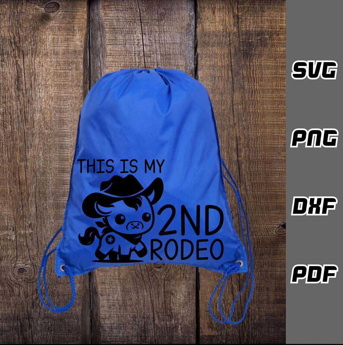 My Second Rodeo Sticker This is My Second Rodeo SVG - Png - Dxf - Pdf - Cricut Cut File - Baby ...