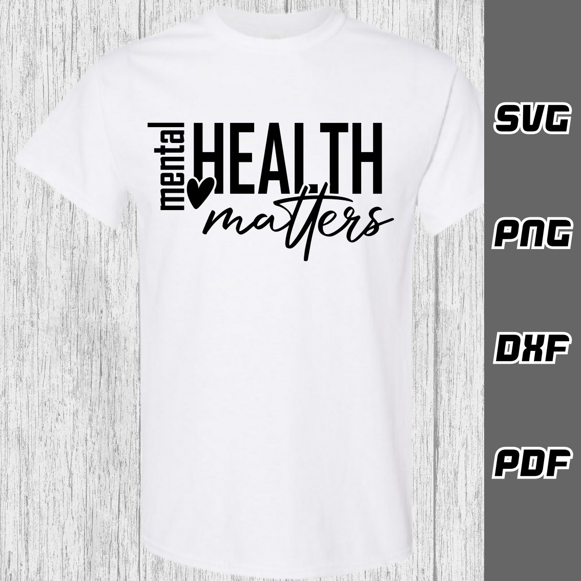 Mental Health Matters SVG - Png - Dxf - Pdf - Cricut Cut File - SVG ...
