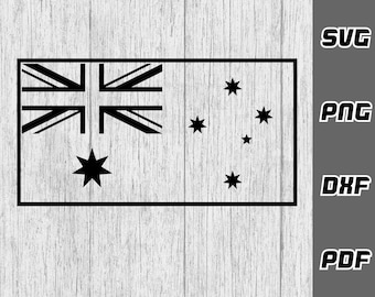 Australia Flag svg - Aussie svg - png - dxf - pdf - Cricut Cut File - SVG Files - SVG Download - Digital Downloads - Australia svg