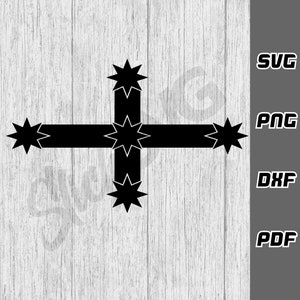 Eureka Flag SVG - png - dxf - pdf - Cricut Cut File - SVG Files - Digital Download - Australia svg - Aussie svg - Country svg - Eureka svg