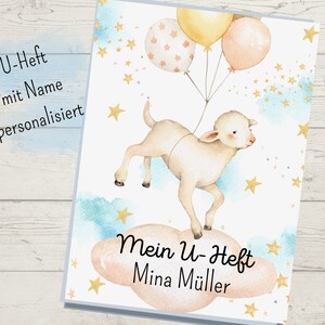 Schutzhülle für U-Heft Untersuchungsheft Kinder Fuchsmit Fach für Impfpass und Krankenkassenkarte