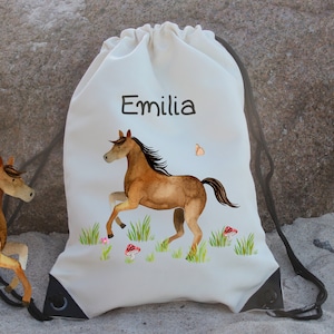 Sac de sport sac de sport avec nom personnalisé cheval poney animaux de la ferme