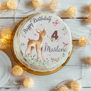 Cake Topper Fondant Birthday Child Sugar Image Girl Boy