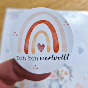 Adesivi lavabili in lavastoviglie impermeabili Affermazioni resistenti ai raggi UV Impermeabili / Per borraccia Orso Arcobaleno