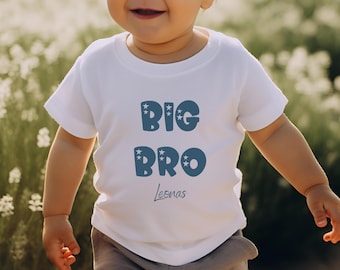 T-Shirt Birthday Shirt Personalized Big Brother Boy Girl Birth Big Bro