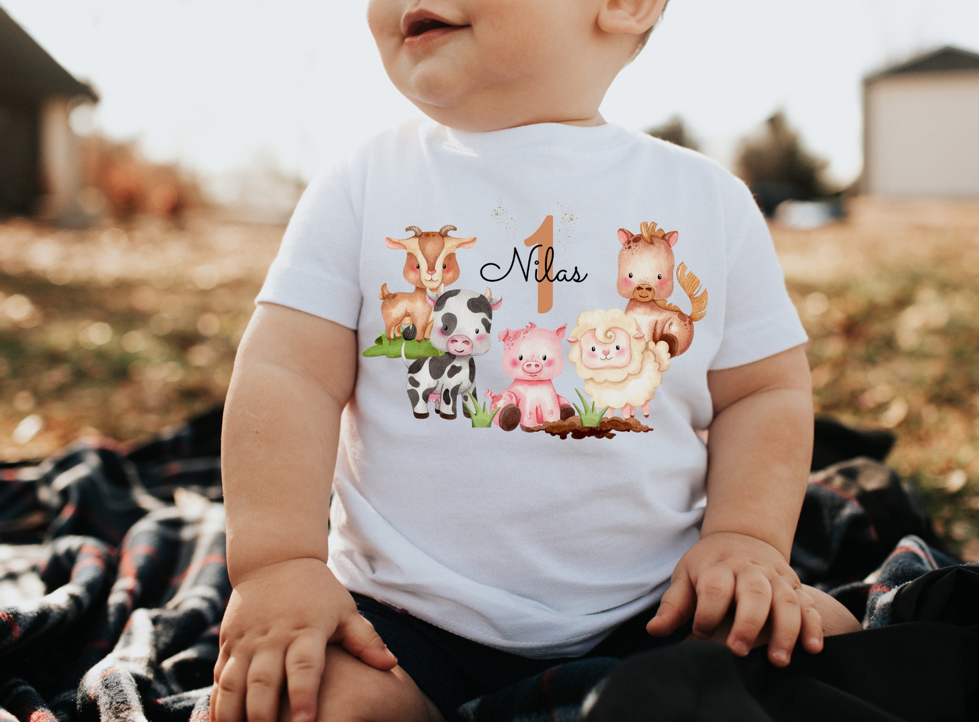 Camiseta para bebé granja España