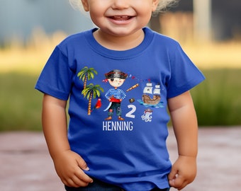 T-shirt birthday shirt personalized birthday child boy girl pirate pirate birthday pirate