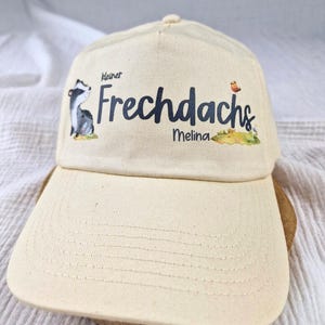 Personalized children&#39;s cap – Little rascal – hat with name – gift for school enrollment, daycare, summer – sun hat for boys and girls
