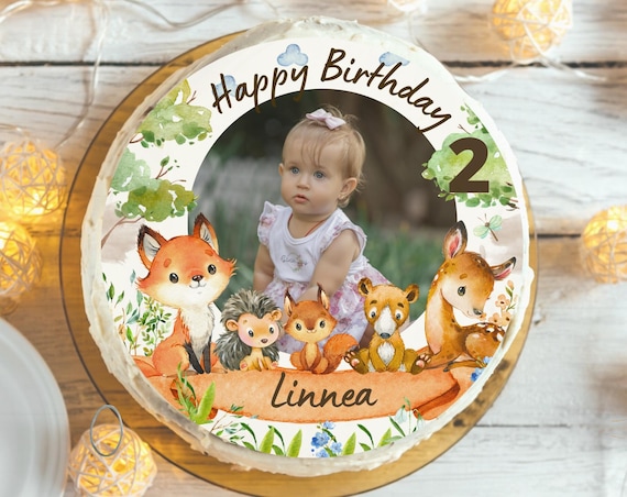 Topper Torta 11° Compleanno Personalizzabile - Decorazione Glitterata Per Bambini - Foto 11