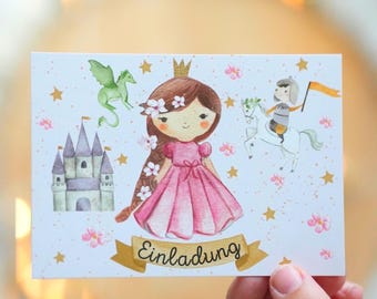 Biglietti d'invito per feste di compleanno per bambini