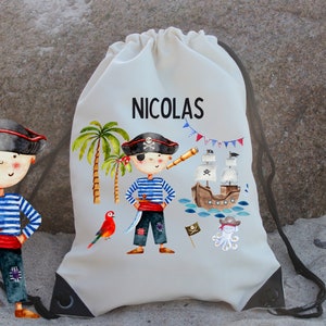 Sac de sport sac de sport avec nom personnalisé bateau pirate pirate