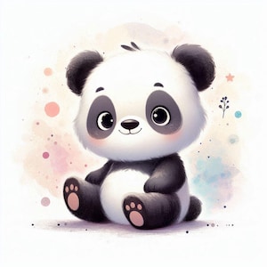 Cassoliv baby panda fabric coupon in short velvet 322g/m2