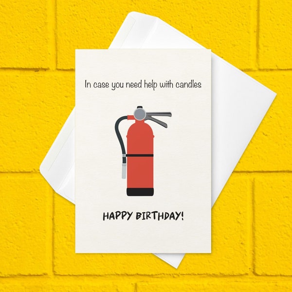 Fire Extinguisher Birthday Candles Etsy