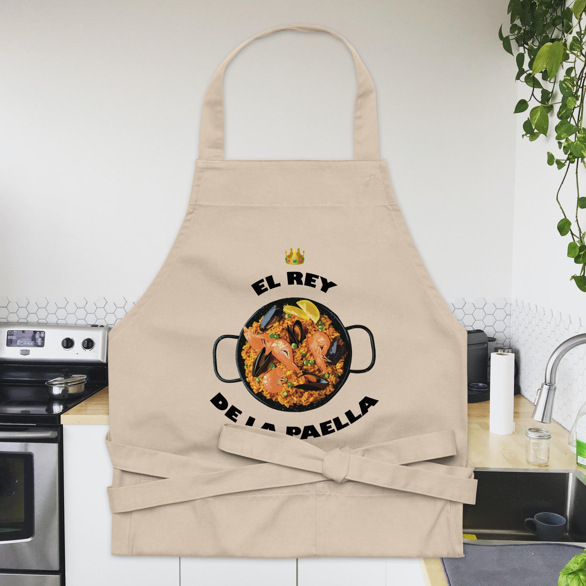 El Rey De La Paella Apron Organic Cotton Chef Gift Etsy el-rey-de-la-paella-apron-organic-cotton-chef-gift-etsy