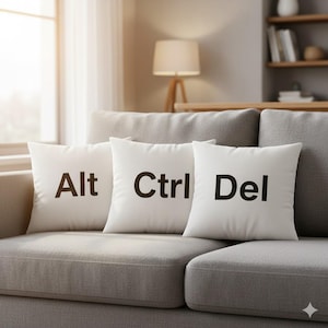 ALT Tastatur Kissen für Programmierer, Gamer & Tech Büro Dekor