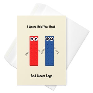 I Wanna Hold Your Hand and Never Let Go Card