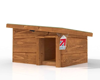 Predator Proof Hedgehog House and Hibernation Shelter | Start Helping Local Hedgehogs Fast | Removable Roof for Easy Cleaning