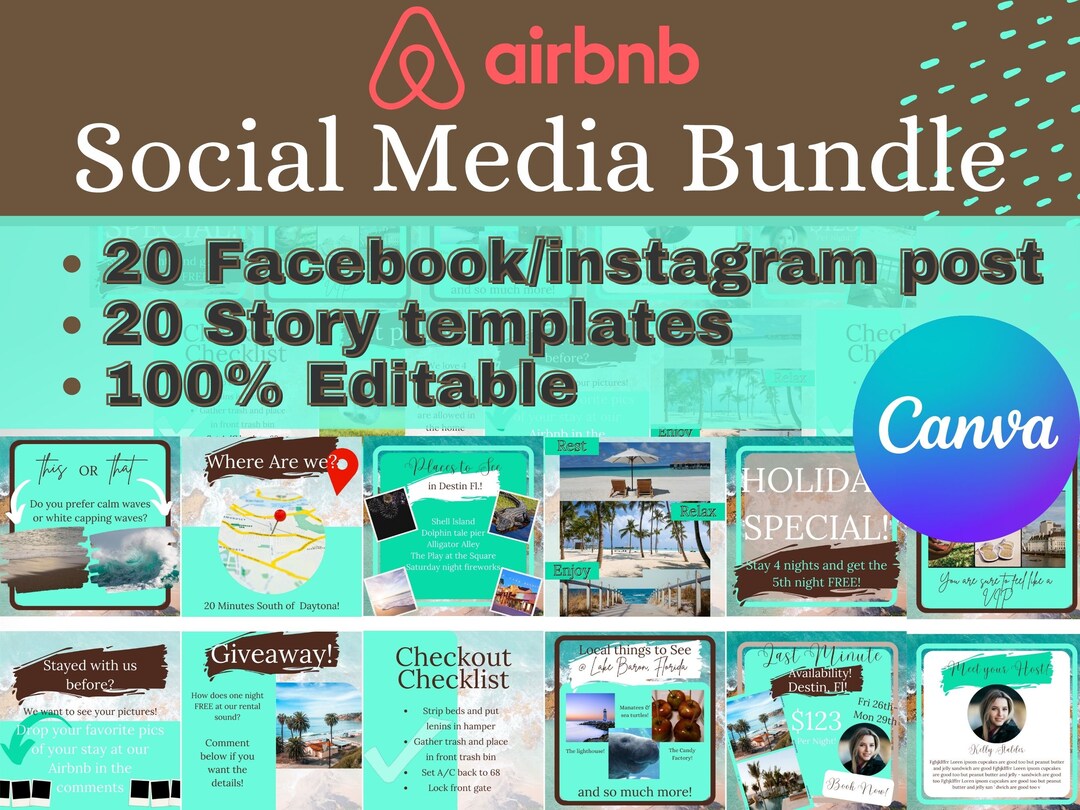 Airbnb Airbnb Guest Book Book Template Airbnb Etsy