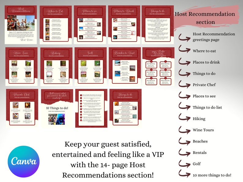 Airbnb Airbnb Guest Book Book Template Airbnb Etsy