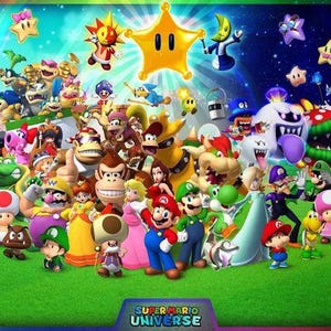 160 Super Mario JUMBO Coloring Book Pages Collection Pictures & Puzzles - INSTANT Digital Download - High Quality/High Resolution EZ 2 Print