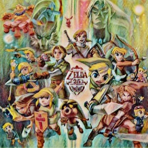 160 Legend of Zelda JUMBO 100+ Coloring Book Pages Collection - Instant Digital Download - High QUALITY & High RESOLUTION