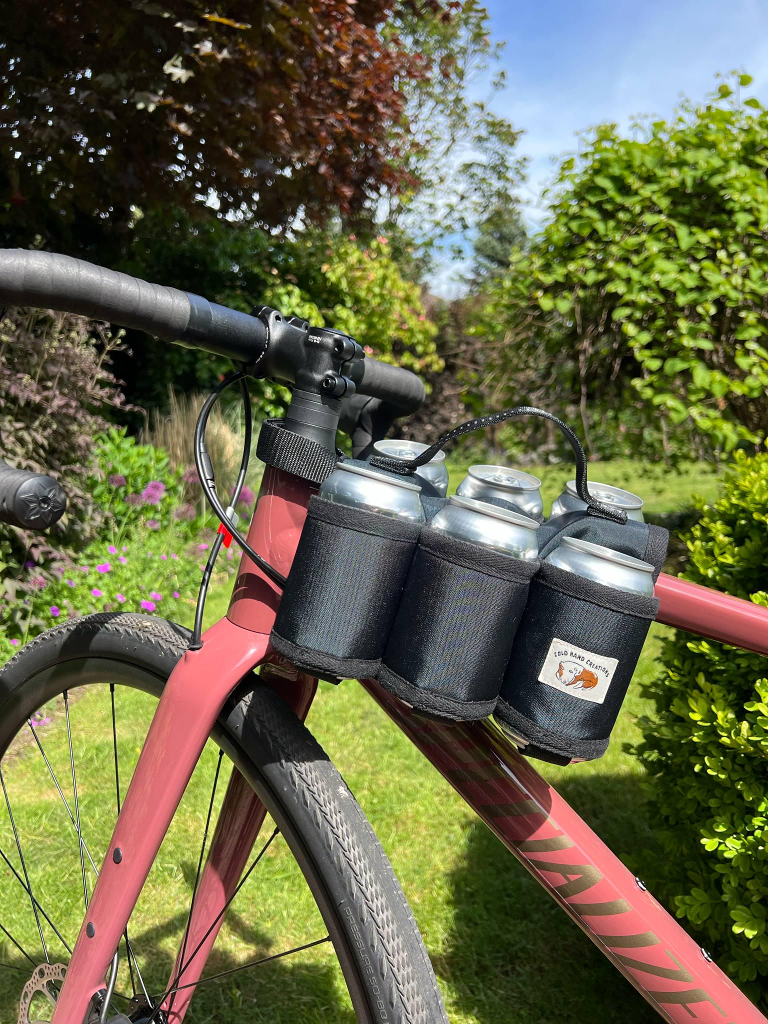 Growler Cage Bicycle Growler Holder TwoFish Quick Cage 64 Vinyl